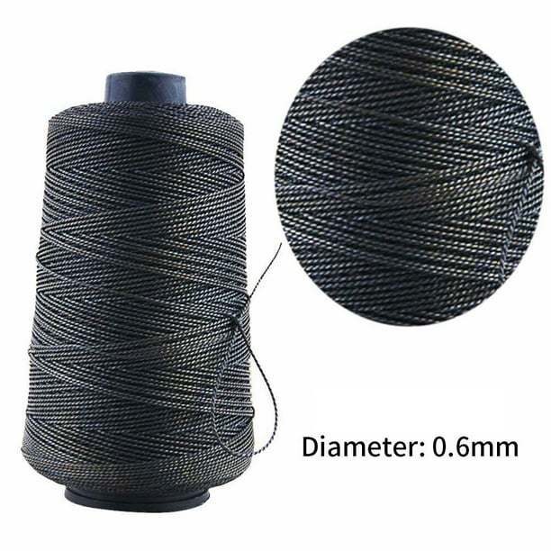 Strong Bounded Nylon Leather Sewing WaxedThread for CraftRepair Shoes Black Strong Bounded Nylon Leather Sewing WaxedThread for CraftRepair Shoes Black